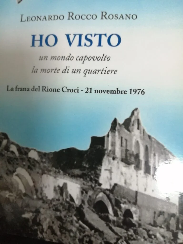 PISTICCI: 21 NOVEMBRE 1976 LIBRO DI DON ROCCO ROSANO RACCONTA LA FRANA CHE SPAZZO' VIA IL RIONE CROCI