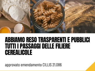 abbiamo reso trasparenti e pubblicitutti i passaggi delle filiere cerealicole radio laser news matera potenza puglia basilicata