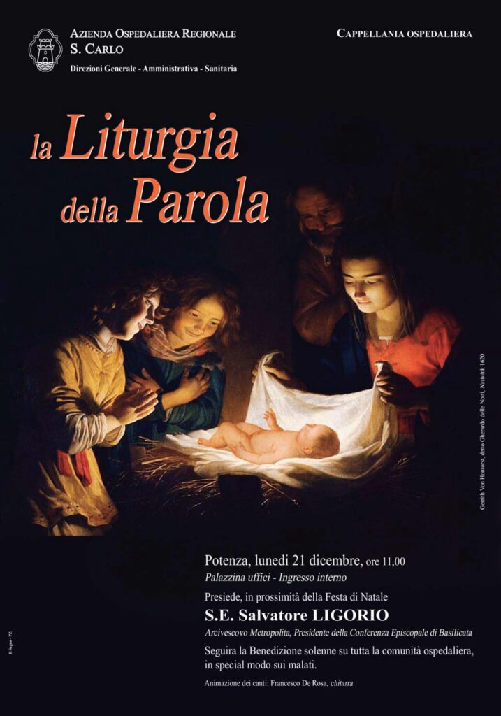 AOR San Carlo, "La Liturgia della Parola": lunedì 21 dicembre benedizione dell'Arcivescovo Metropolita S.E. Ligorio