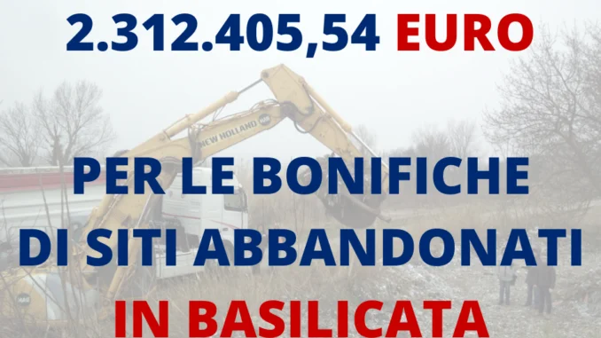 bonifiche di siti abbandonati