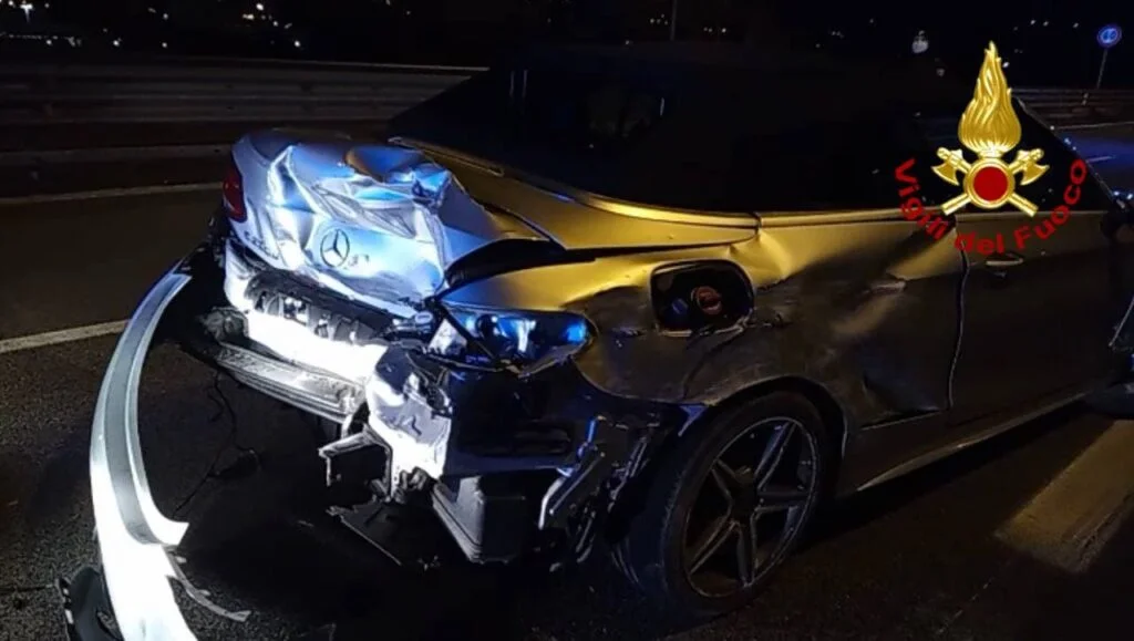 Incidente stradale raccordo autostradale Potenza - Sicignano
