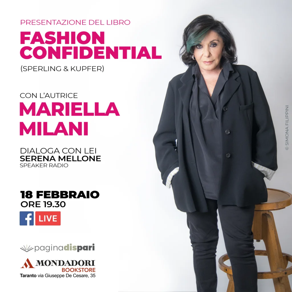Mariella Milani presenta FASHION CONFIDENTIAL a Taranto