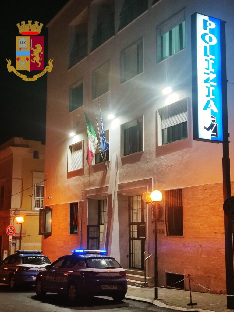polizia di stato sgomina una banda di foggiani specializzata in furti di mezzi d’opera tra matera e pescara. notificati 5 avvisi di garanzia 1 ingresso questura matera radiolaser news matera potenza puglia basilicata