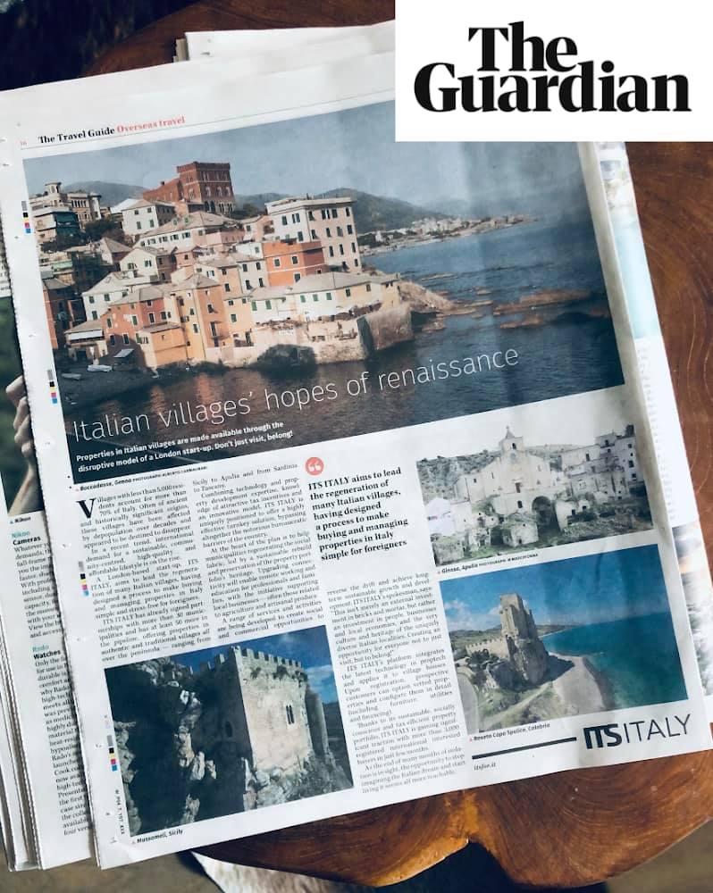 ROSETO CAPO SPULICO SULLE PAGINE DEL GIORNALE INGLESE “THE GUARDIAN”