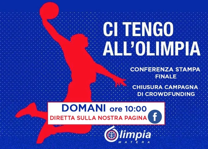 FINE CAMPAGNA SOSTEGNO “CI TENGO ALL'OLIMPIA”