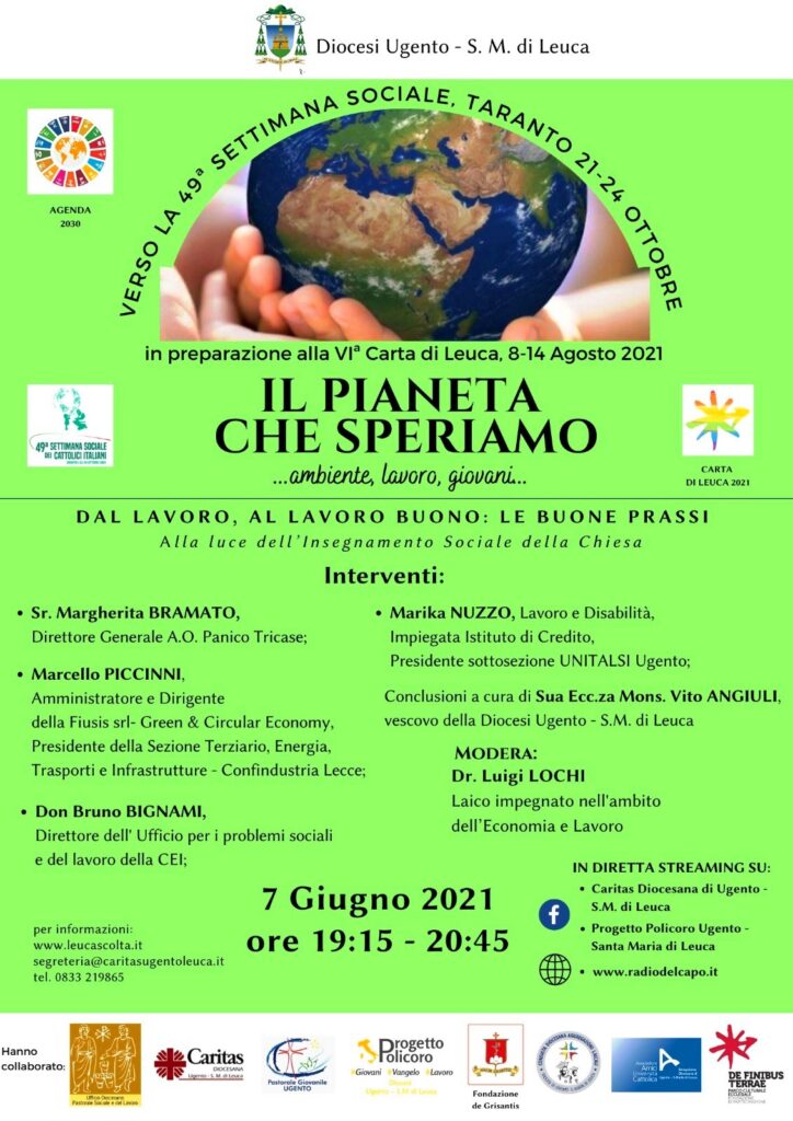 II INCONTRO ONLINE IN PREPARAZIONE DELLA 49ª SETTIMANA SOCIALE DEI CATTOLICI