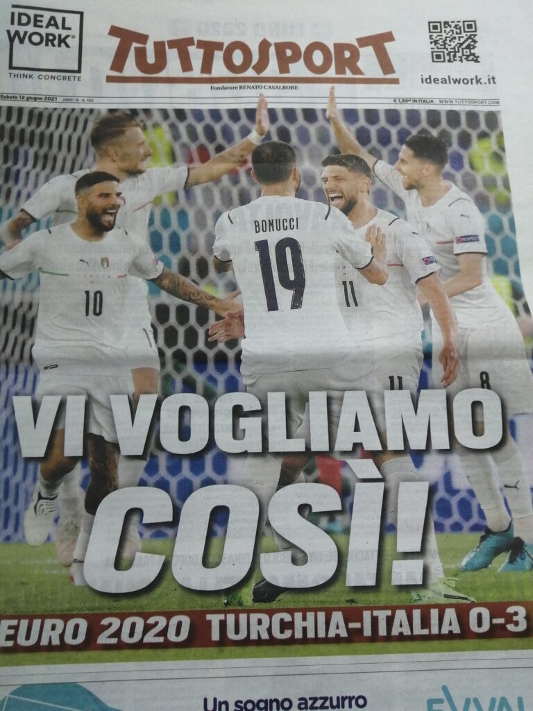 ANCHE PER GLI SPORTIVI PISTICCESI TORNANO LE NOTTI MAGICHE DEL CALCIO AZZURRO