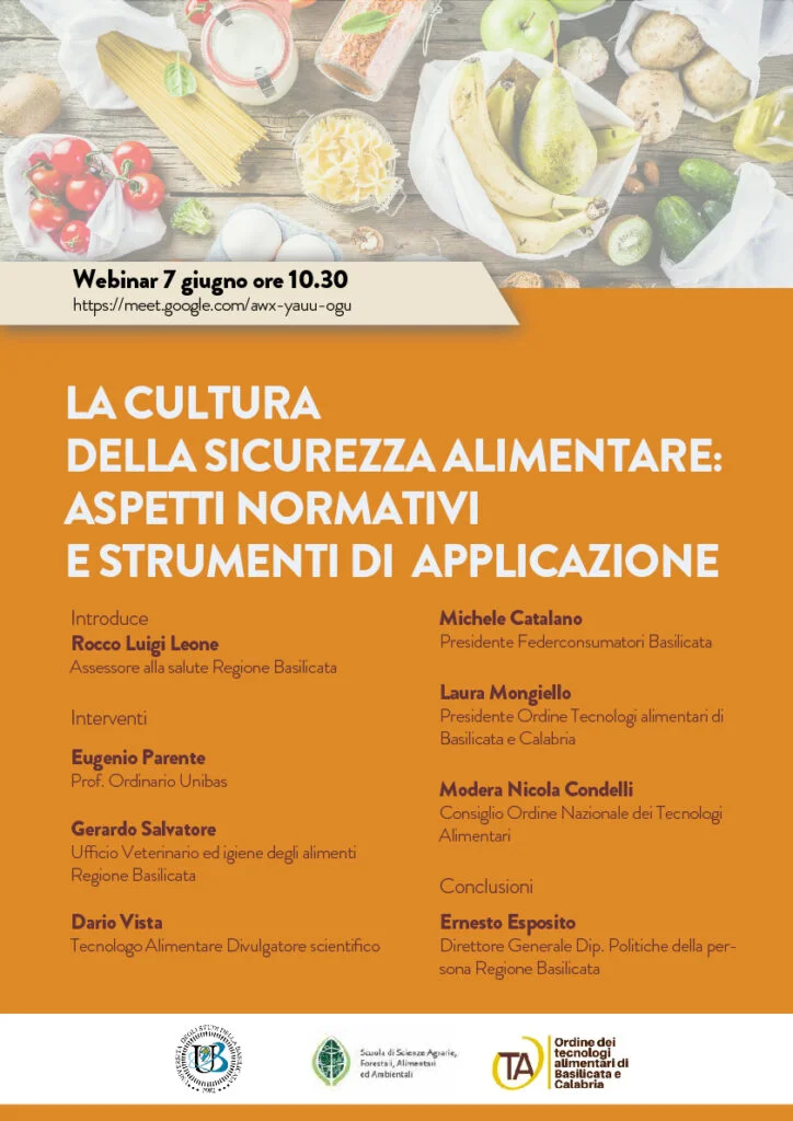 La cultura della sicurezza alimentare: aspetti normativi e strumenti di applicazione