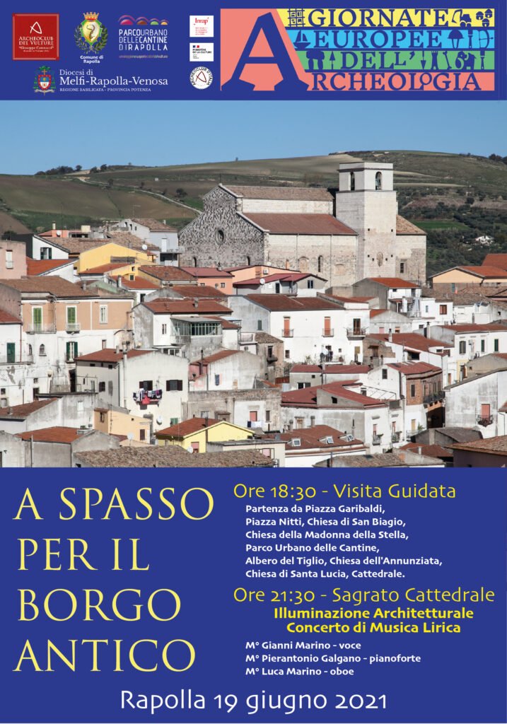manifesto giornate archeologia rapolla radiolaser news matera potenza puglia basilicata