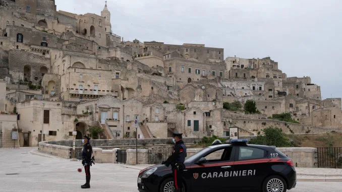 Matera Piazza San Pietro Caveoso