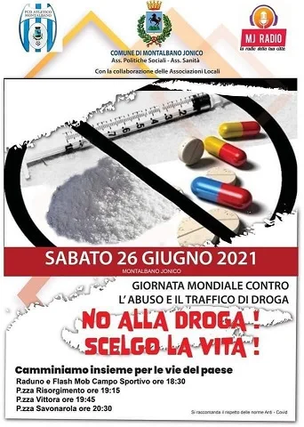 “No alla droga! Scelgo la vita”, l’Ugl Matera ‘presente’ aderendo alla Giornata mondiale contro la droga