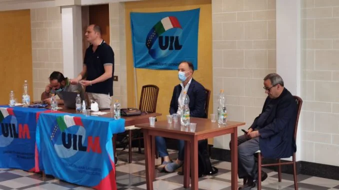 tortorelli in riunione uilm