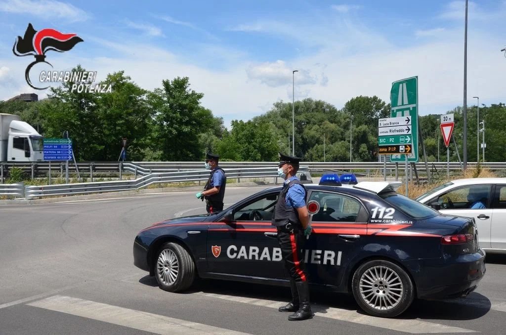 Potenza e provincia: Serrati controlli dei Carabinieri sulle strade del potentino. Denunciate 17 persone all’Autorità Giudiziaria.