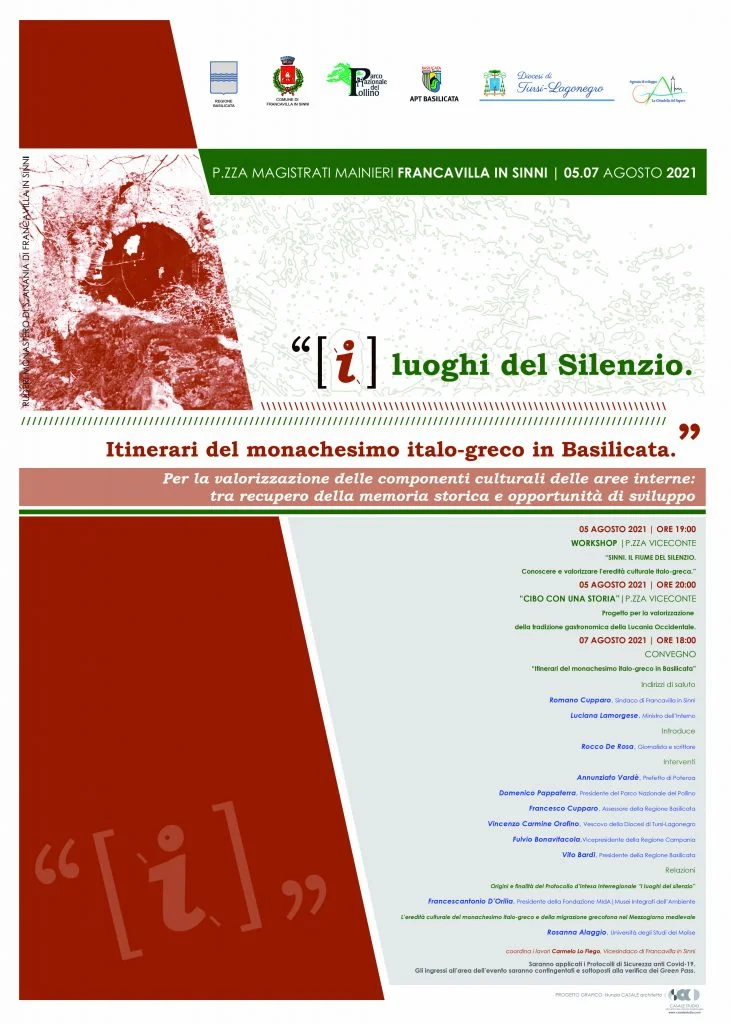 Un passo in avanti per gli itinerari “I Luoghi del Silenzio” promossi dalla Fondazione MIdA. Venerdì 7 Agosto, Regione Basilicata e Regione Campania ne parleranno con il Ministro dell’Interno, Luciana Lamorgese