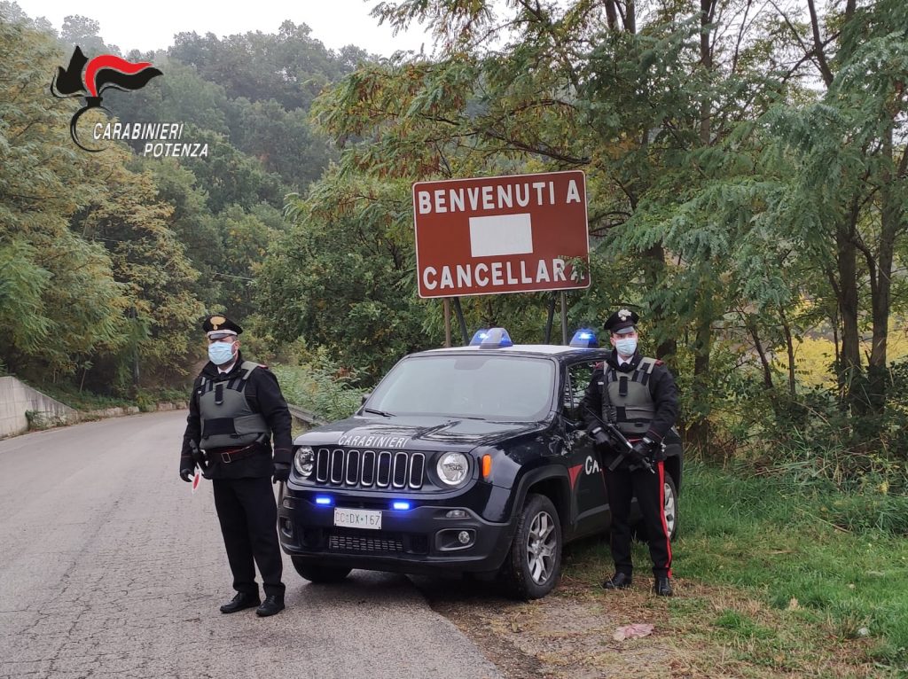 cancellara (pz): i carabinieri denunciano due persone per bracconaggio.