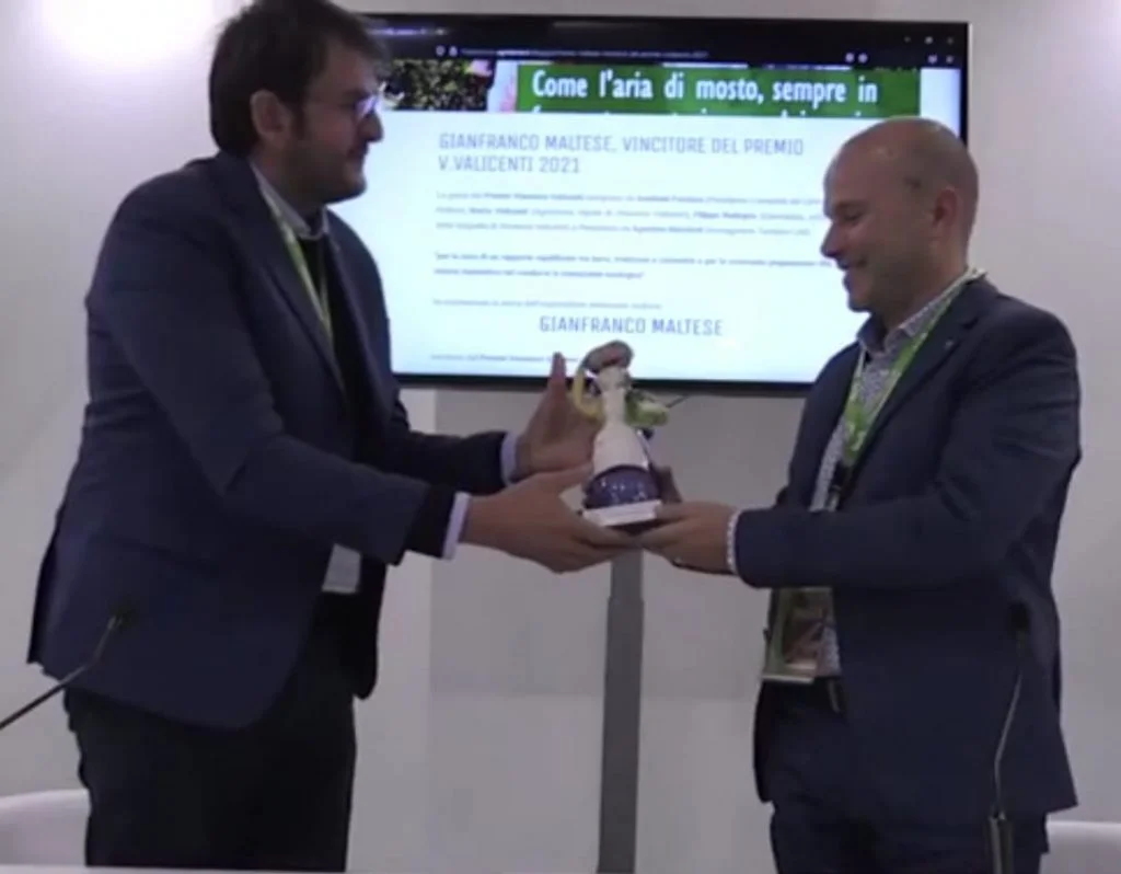 CONSEGNATO A VICOLTORE MALTESE "PREMIO VALICENTI"