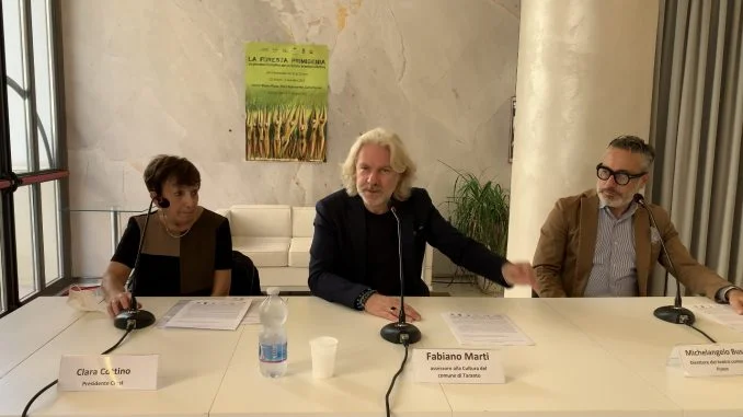 l'assessore Marti con Clara Cottino e il direttore del Fusco, Michelangelo Busco