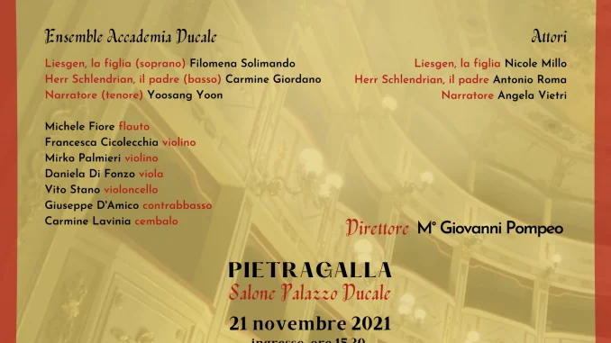 Locandina La cantata del caffé