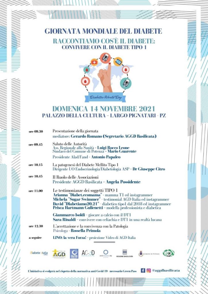 A Potenza evento in presenza per la Giornata Mondiale del Diabete