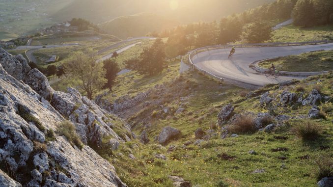 Basilicata Bikeways - Discesa tornanti panoramici Calvello - Sarconi