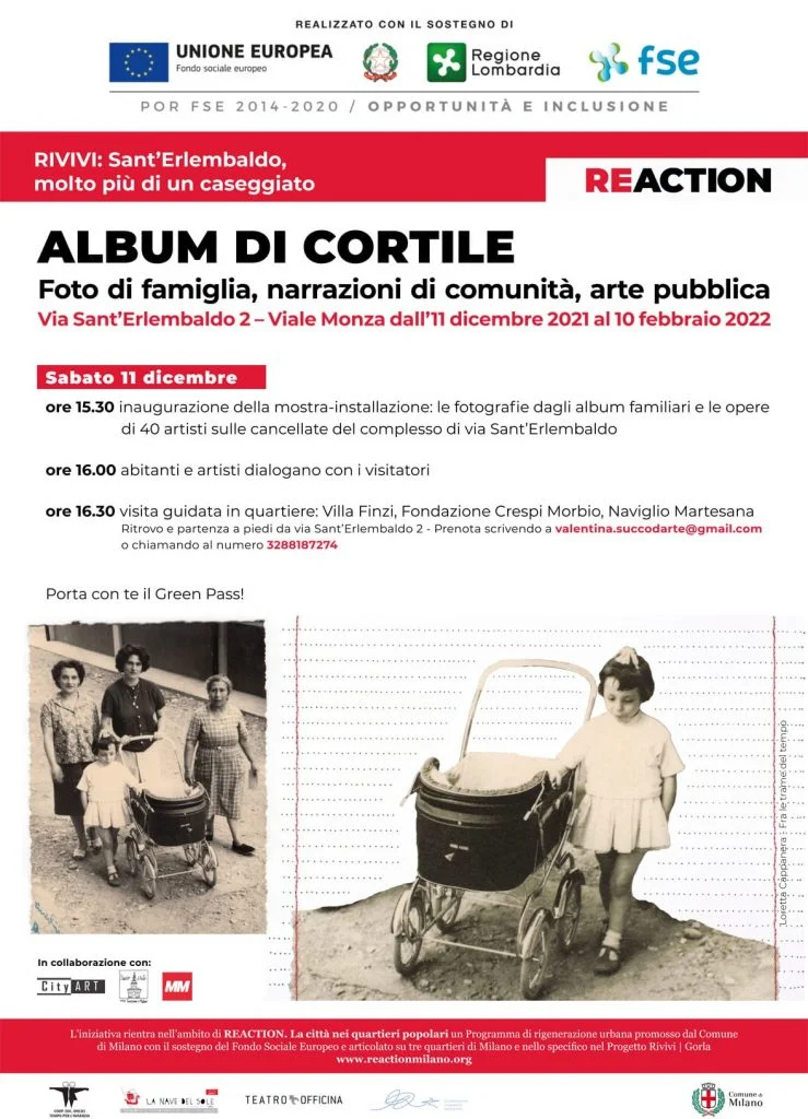 MILANO: 40 ARTISTI TRA CUI IL PISTICCESE ANGELO CARUSO ALLA MOSTRA ALBUM DI QUARTIERE
