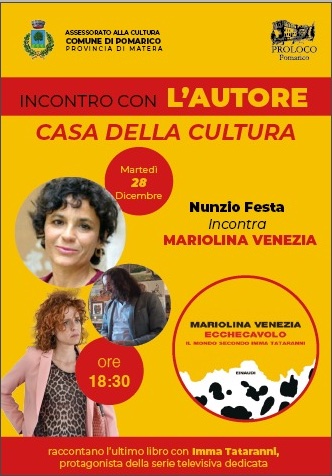 A POMARICO ARRIVA MARIOLINA VENEZIA CON LA SUA IMMA TATARANNI