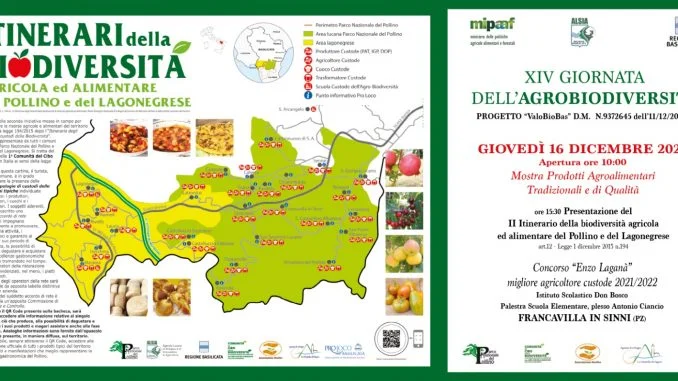 cartolina evento XIV Giornata regionale agrobiodiversità