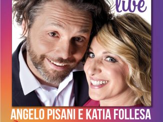 “finche' social non ci separi...live!” katia follesa e angelo pisani al teatro orfeo 85 locandina follesa taranto radio laser news matera potenza puglia basilicata
