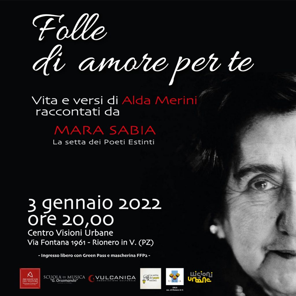 L’ArcheoClub del Vulture “G. Catenacci” inaugura la stagione culturale 2022 con La Setta dei Poeti Estinti di Roma