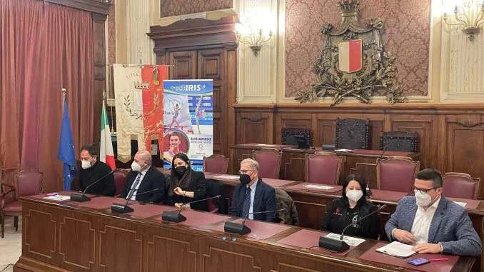28-02-22 presentato oggi il campionato italiano di ginnastica ritmica previsto per il 5 e 6 marzo al Palaflorio di Bari - Copia