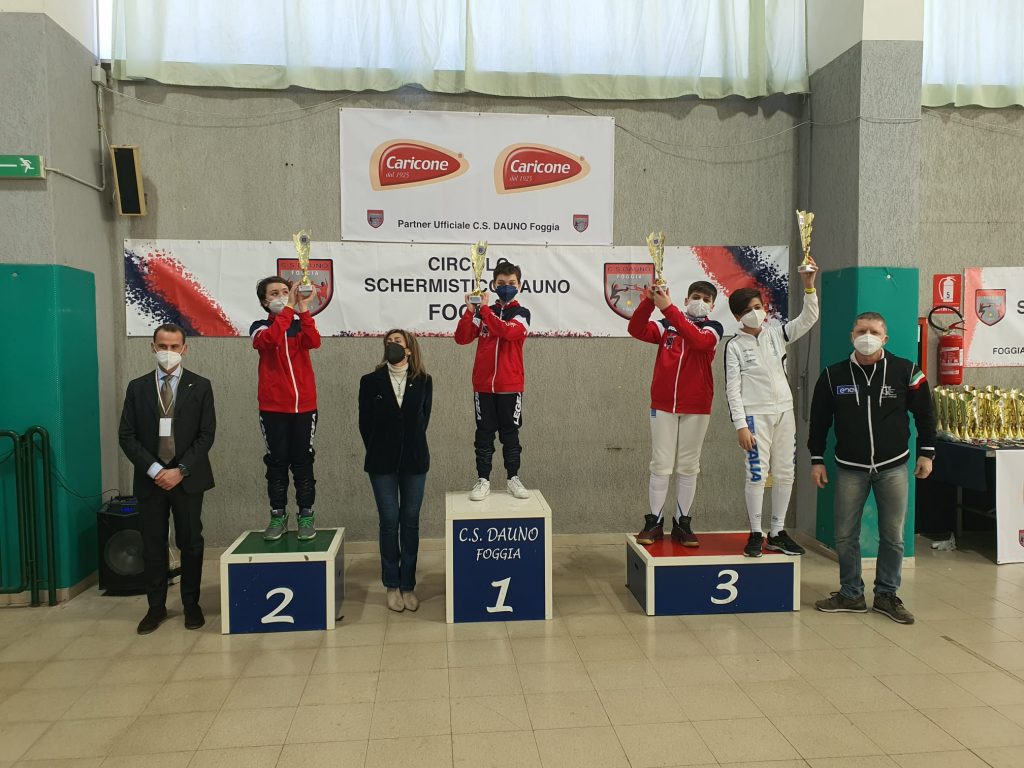 premiazione fioretto giovanissimi radiolaser news matera potenza puglia basilicata