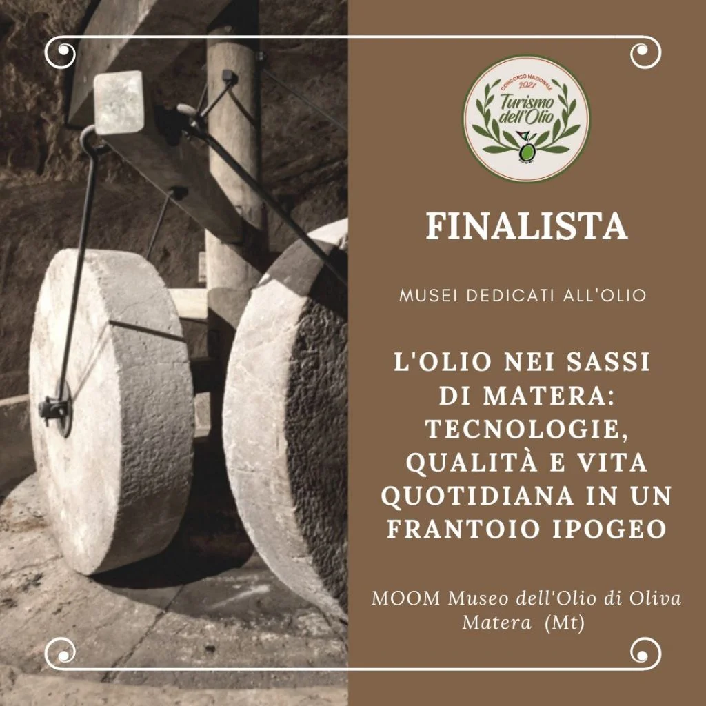 Matera tra le finaliste nel concorso nazionale Turismo dell'Olio.