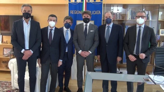 Bardi con Lupi e gli altri esponenti politici
