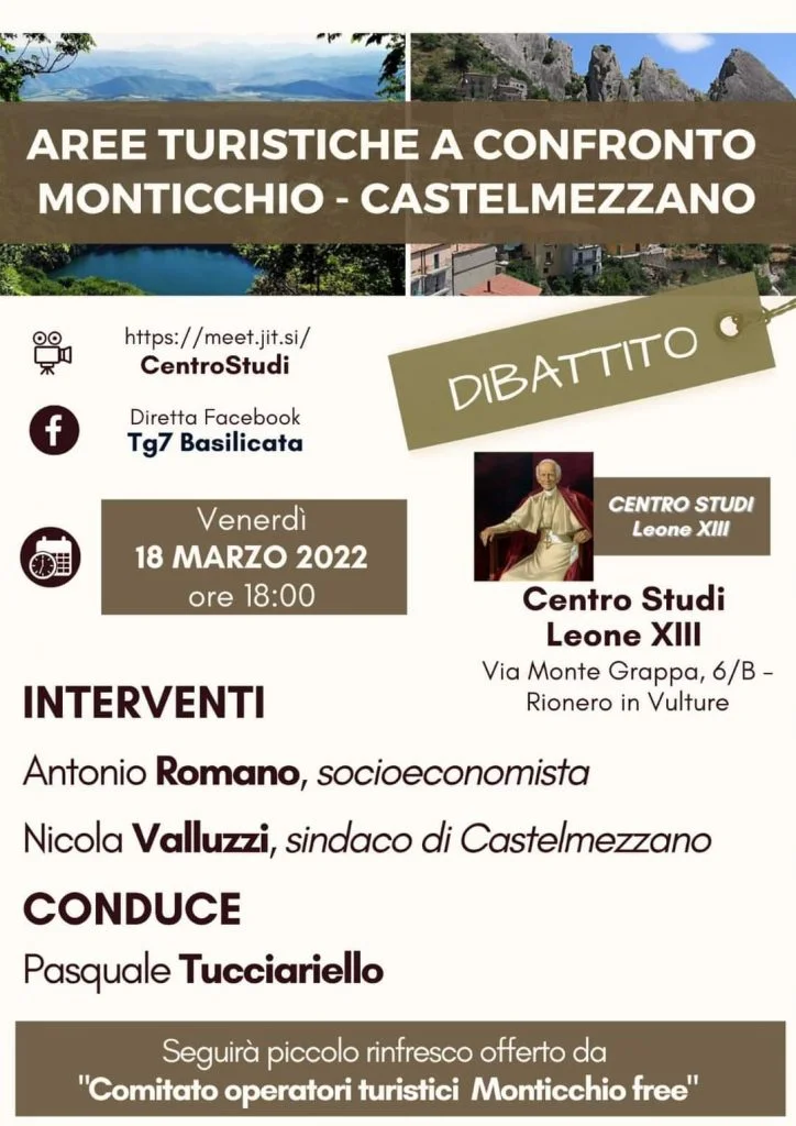 Meeting “Aree turistiche a confronto, Monticchio e Castelmezzano”