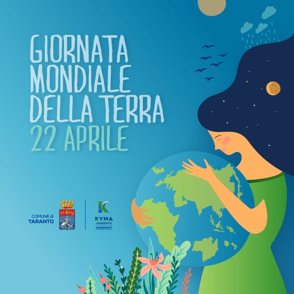 22 e 23 aprile info point di kyma ambiente in p.zza m.d’oro 3 locandina kyma ambiente comune ta su giornata mondiale terra 2 radiolaser news matera potenza puglia basilicata