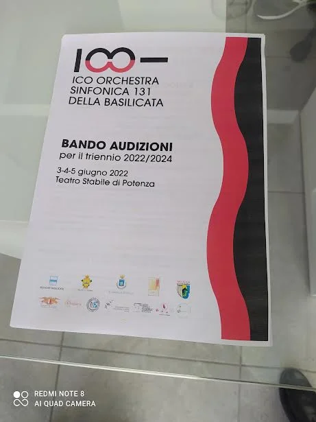 <strong>PRESENTATO IL BANDO PER LE AUDIZIONI NELLA ICO ORCHESTRA SINFONICA 131 DI BASILICATA</strong><strong><br></strong><strong>“PASSO AVANTI PER LE GIOVANI GENERAZIONI DI MUSICISTI”. ISCRIZIONI ENTRO IL 30 MAGGIO</strong>