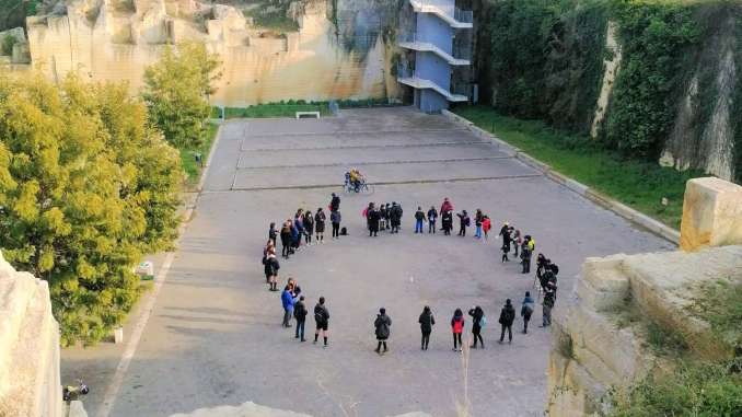 tagghiate urban factory dall'alto
