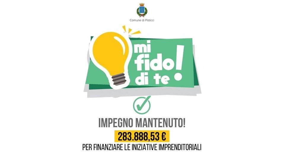 pisticci: circa 280.000 euro per sostenere progetti imprenditoriali 1 279839115 5104490072950715 4727672120101447543 n radio laser news matera potenza puglia basilicata