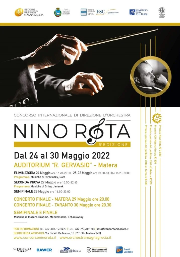 <strong>Concorso Internazionale di Direzione d’Orchestra “Nino Rota”</strong>