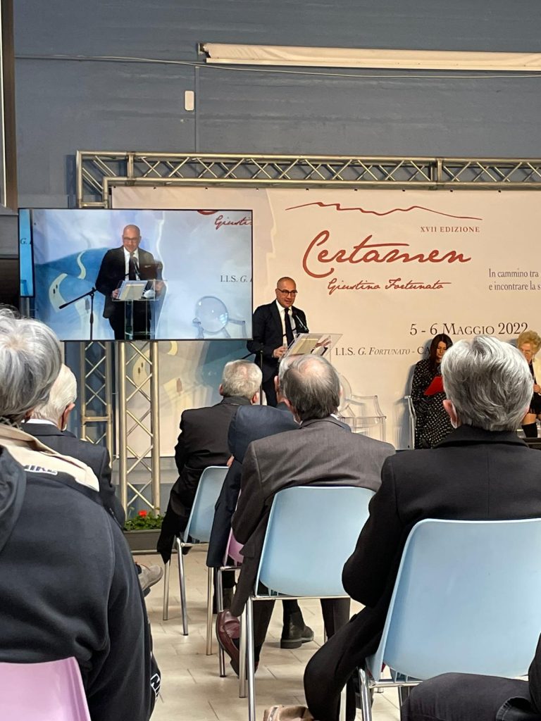 certamen “g. fortunato”, a rionero evento di caratura nazionale 1 coviello al certamen radiolaser news matera potenza puglia basilicata
