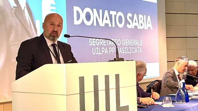 Donato Sabia, segr. Uilpa PP