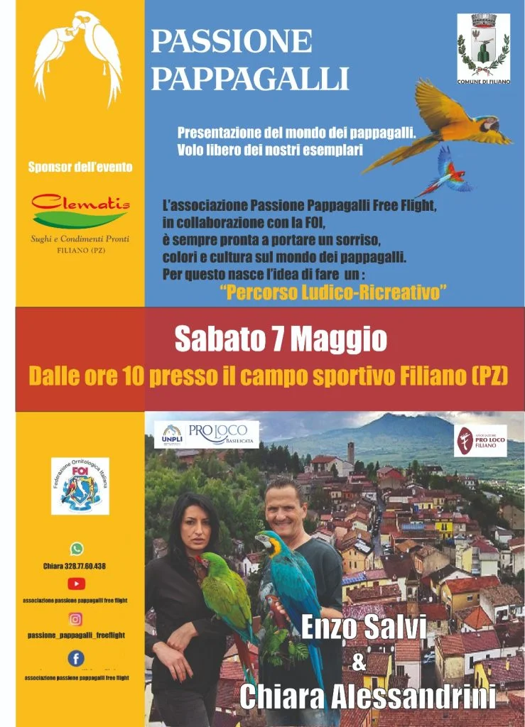 A Filiano tutto pronto per il colorato papparaduno