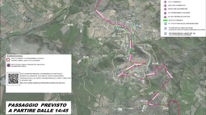 planimetria giro d'italia viggiano
