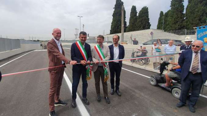 28-06-22 stamattina apertura al traffico del sottovia di via Coppa di Bari tra Torre a Mare e Noicattaro