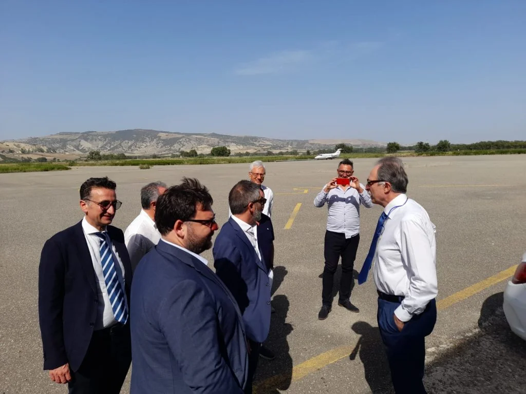Bardi in visita alla pista Mattei di Pisticci