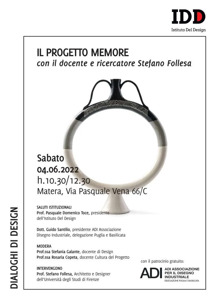 A Matera, il Progetto Memore con Stefano Folesa