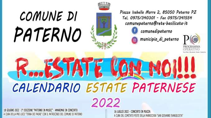 Locandina ESTATE PATERNESE