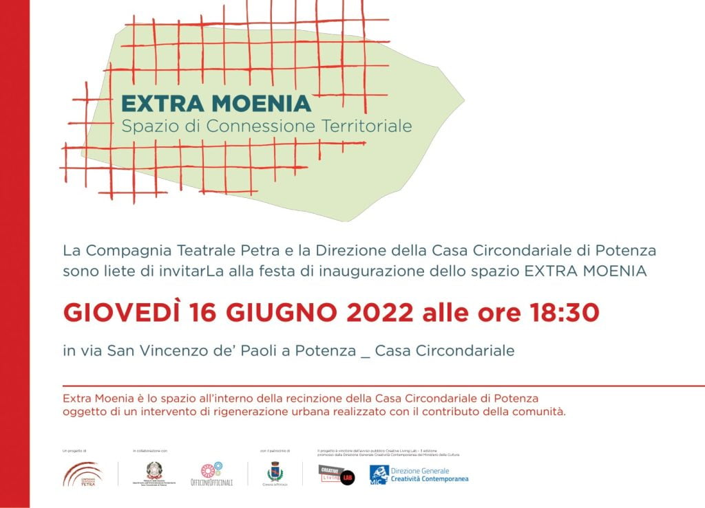 extramoenia invito 16giugno radio laser news matera potenza puglia basilicata