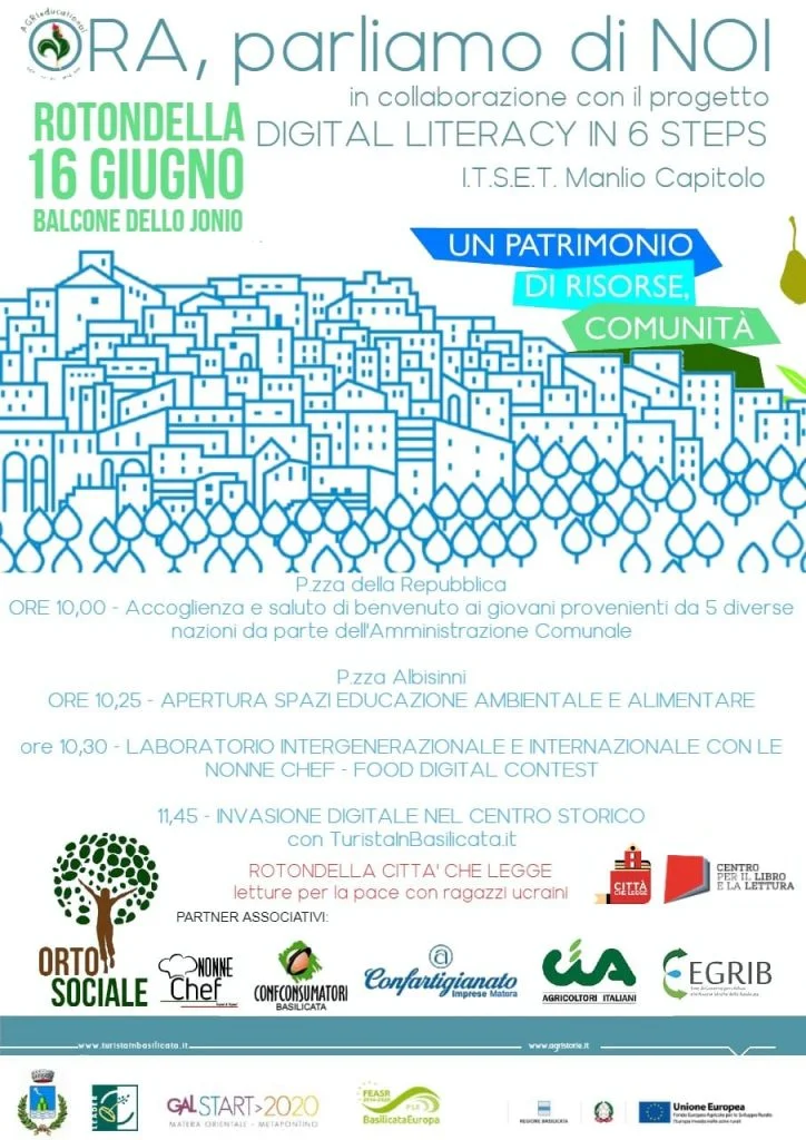 Rotondella capitale europea dell'accoglienza per un giorno