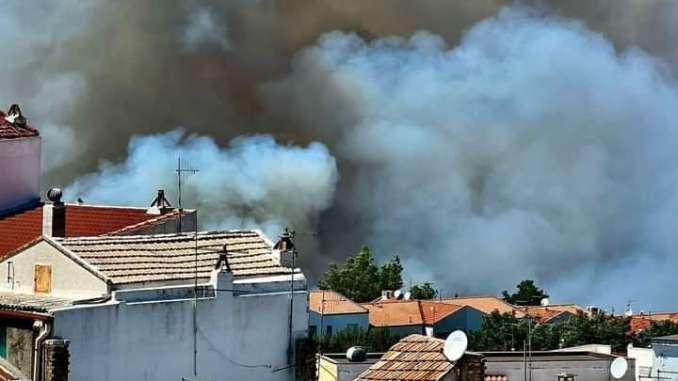 Incendio a Pisticci (MT)